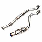 Invidia Single N1 Burnt Titanium Tip Cat-Back (15-21 WRX/STI)