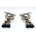 Invidia Twin Loop 3.5" Single Layer Titanium Tip Axleback Exhaust (22+ WRX)