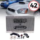 IAG Triple Pass Street Series 42mm Radiator (02-07 WRX, 04-07 STI)