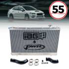 IAG Triple Pass Competition Series 55mm Radiator (15-21 WRX)