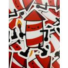 Morten Design Co - Looking for Trouble - Firework Sticker