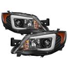 Spyder Projector Headlights - Black - Halogen Model Only (08-14 WRX, 08-14 STI)