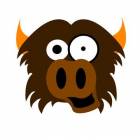 Rally Buffalo Sticker X 2