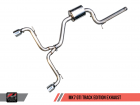 AWE Tuning Track Exhaust - Chrome Silver Tips (MK7 GTI)