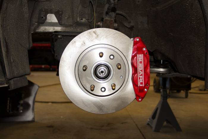 SUBARU 4 POT 2 POT BRAKE UPGRADE