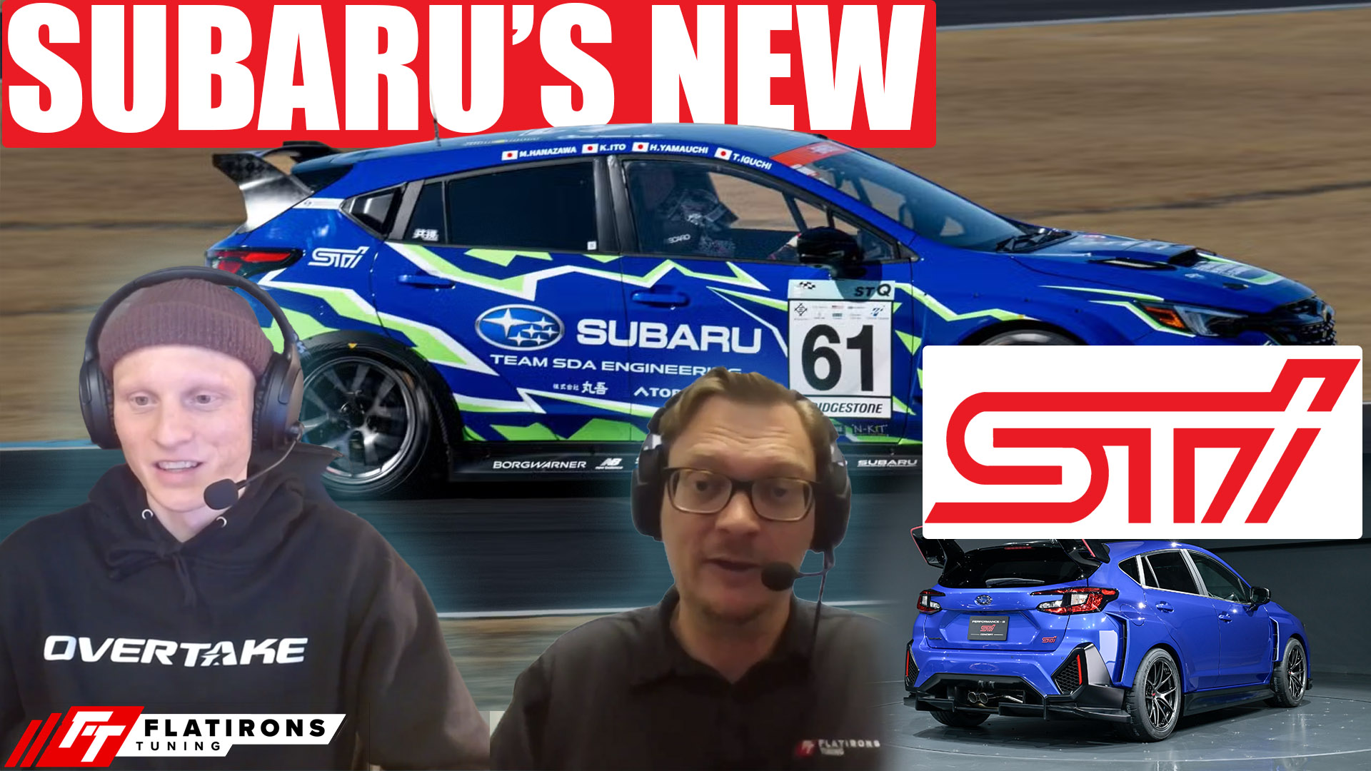 AWD BRZ Rally Car and Super Taikyu STI Discussion with Art from Overtake