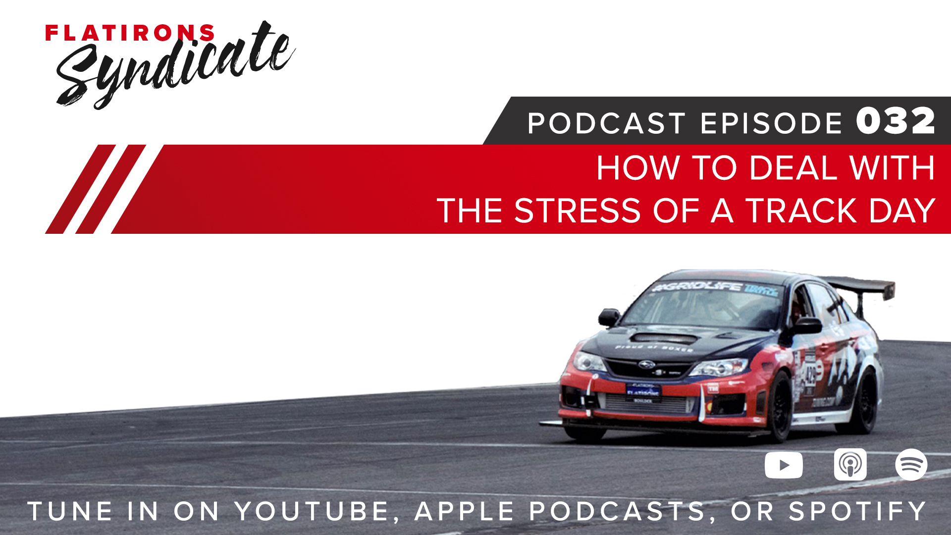 Dealing with the stress of an event or track day