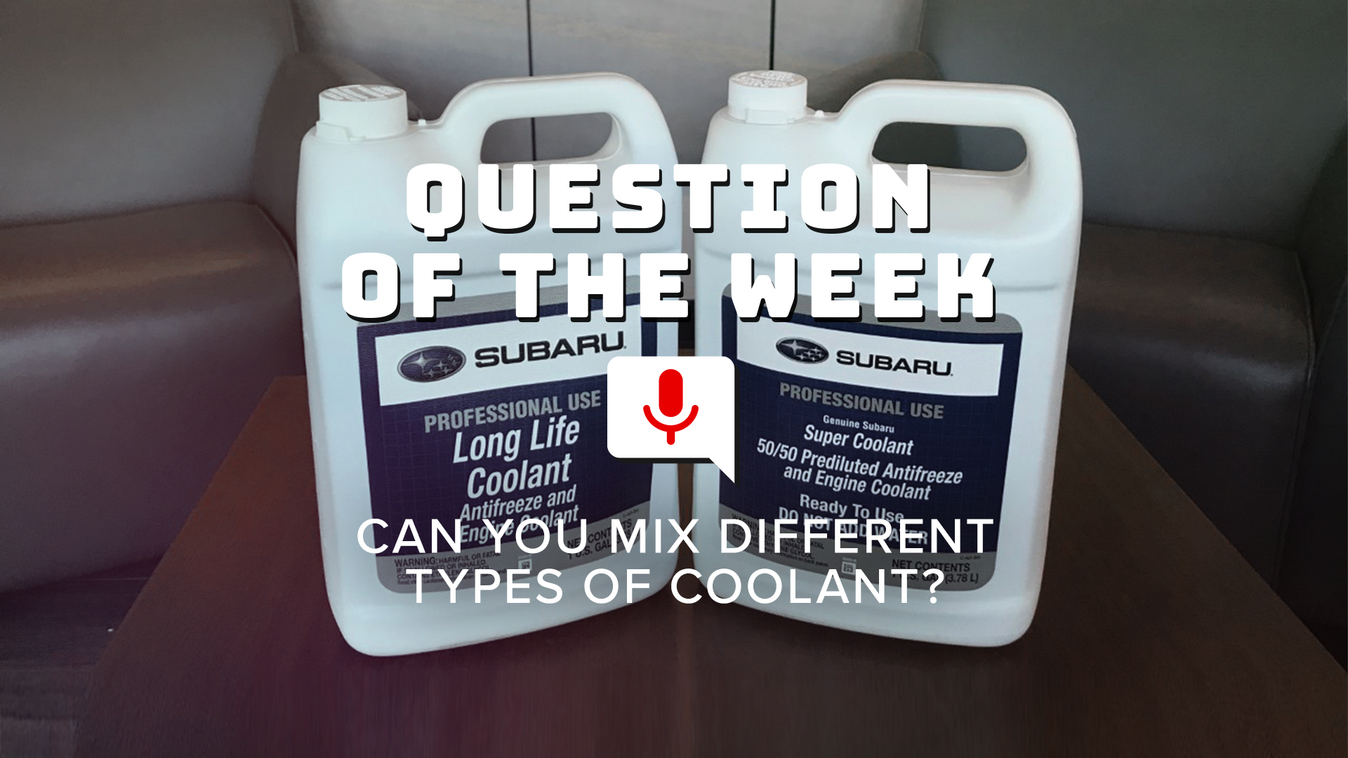 What's the difference between Green and Blue Subaru Coolant?