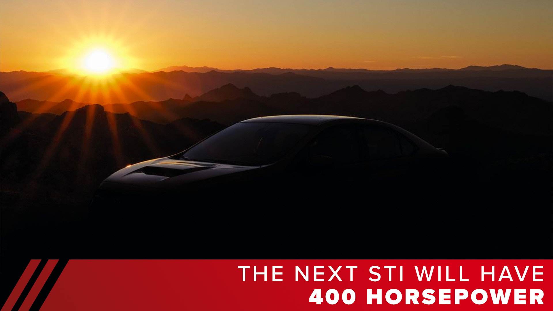 The Next STI Will Make at Least 400 Horsepower