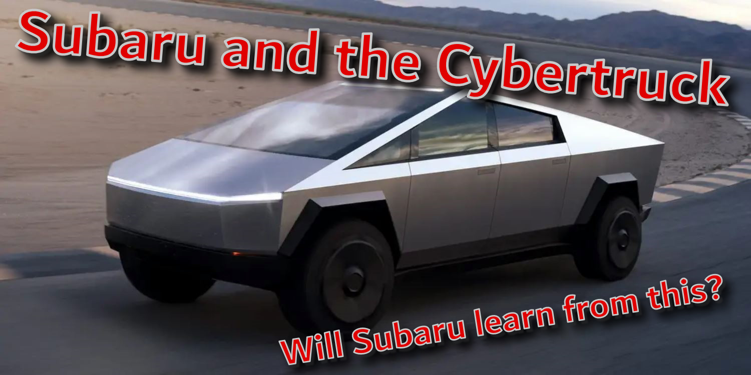 Subaru and the Cybertruck