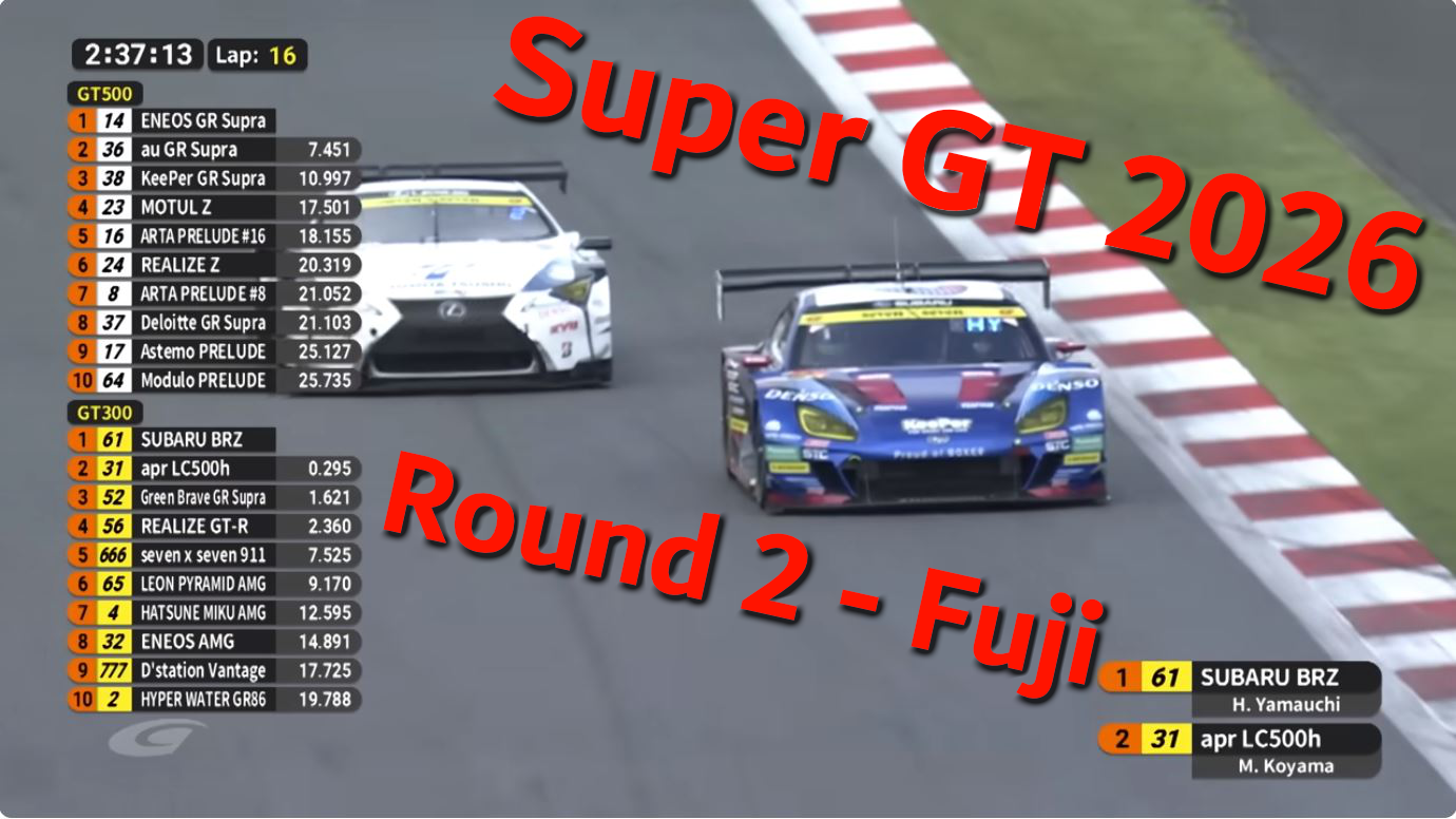 Super GT 2026 Round 2 - Fuji Speedway