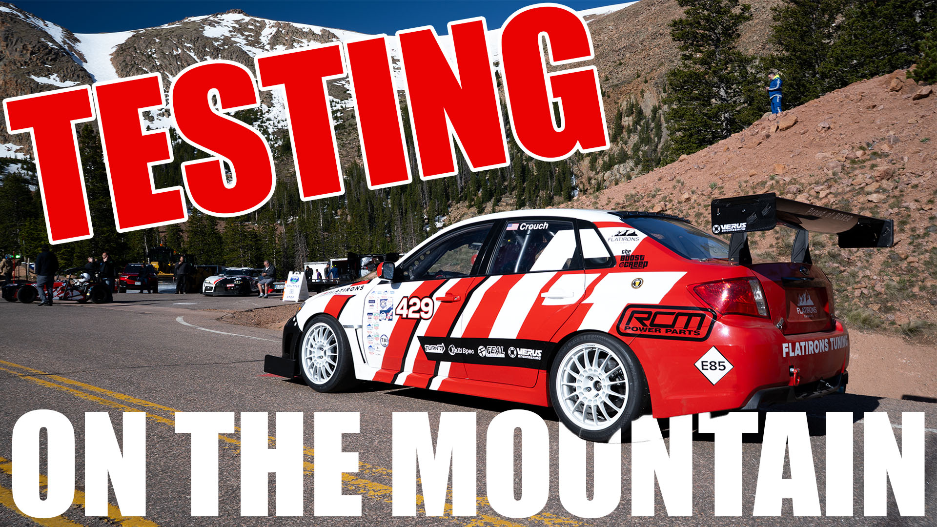 3 Days Testing on Pikes Peak - 7 days to go
