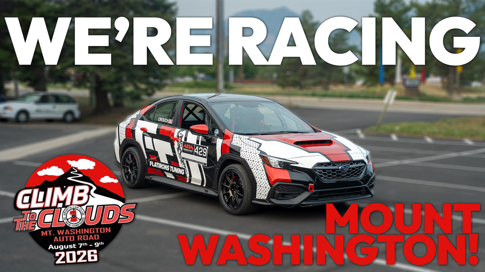 Our VB WRX is headed to the Mount Washington Hill Climb
