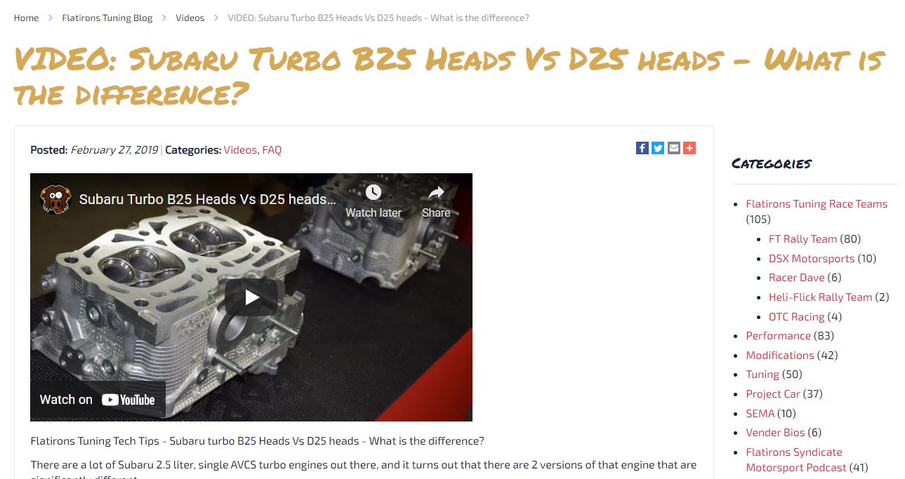 B25 Vs D25 heads